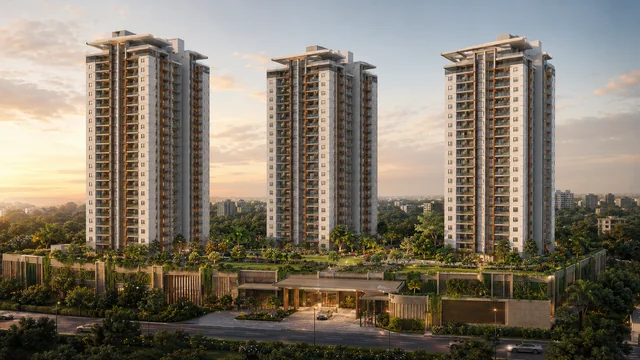 Sumadhura Soukya Road tower elevation view Sumadhura Soukya Road tower elevation view